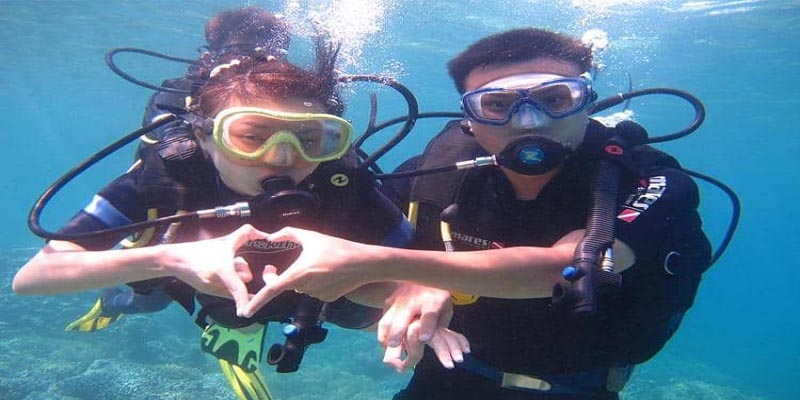 Trang thiết bị cần thiết khi Diving